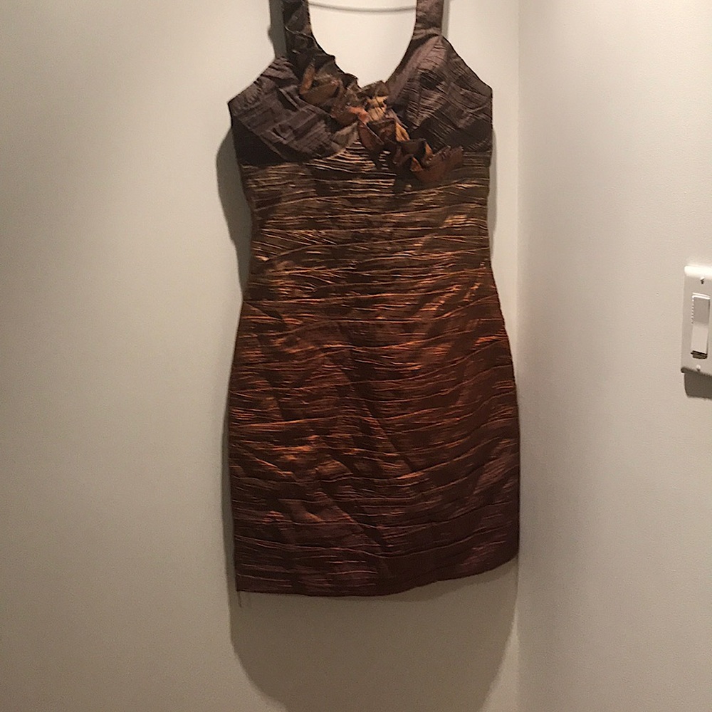 elegant and unique dress with straps